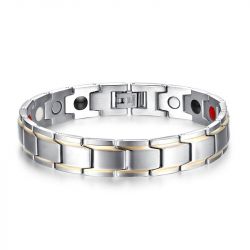 Jeulia Magnetic Men's Bracelet in Titanium Steel（21cm）
