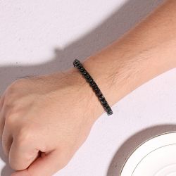 Jeulia Domineering Stainless Steel Men's Bracelet