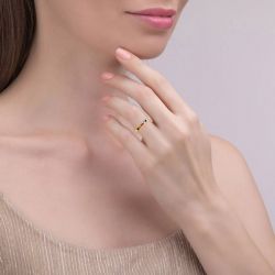Jeulia Multi-Stone Rainbow Sterling Silver Ring