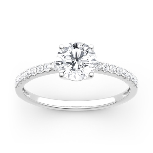 Jeulia Moissanite Round Cut Ring