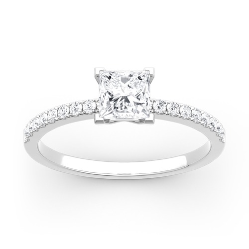 Jeulia Moissanite Princess Cut Ring