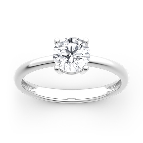 Jeulia Moissanite Round Cut Solitaire Ring